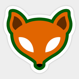 Fox Head Sticker